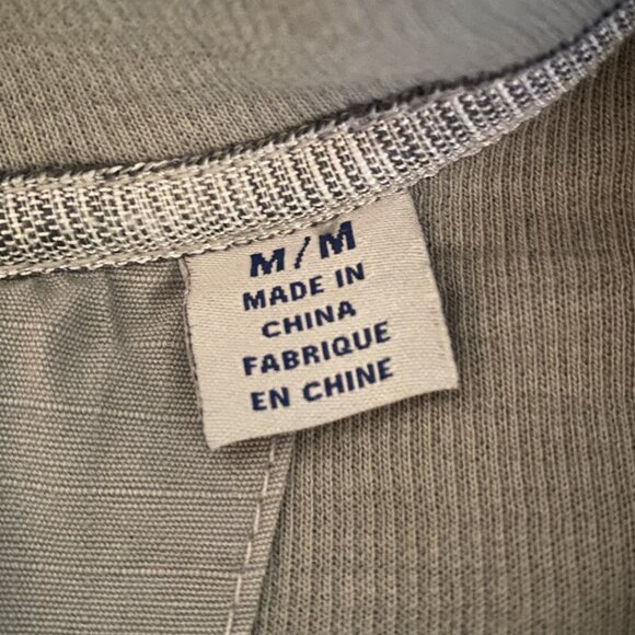 Tommy Bahama Men's Quarter Zip Long Sleeve Pullover - Gray - Size Medium - Picture 6 of 7